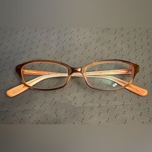 Oliver Peoples Eyeglasses Frames Maria OTPI Brown Horn Pink Cat Eye 51-16-135